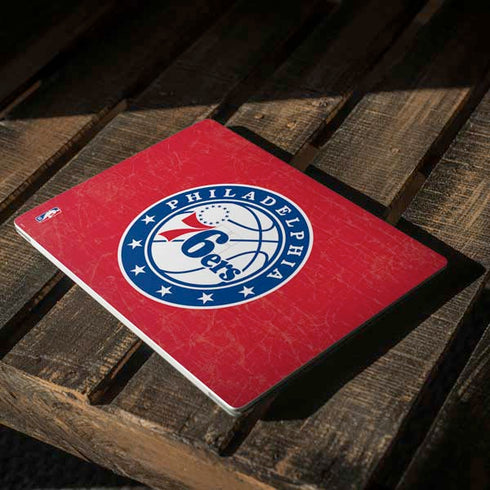 NBA Philadelphia 76ers Distressed Surface Laptop 2 Skin